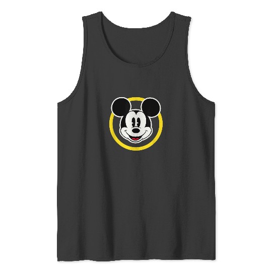 Amazon Essentials Disney Smiling Mickey in Yello Tank Tops
