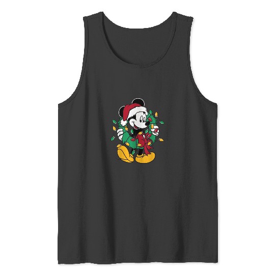 Discover Disney Mickey Mouse Christmas Lights Tank Tops