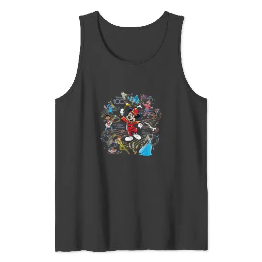 Discover Disney 100 Years of Music and Wonder Mickey Full Color D100 Tank Tops