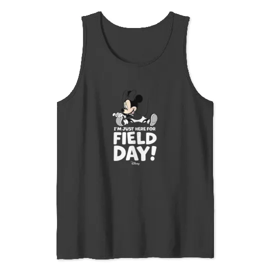 Disney - Mickey Just Here For Field Day Tank Tops