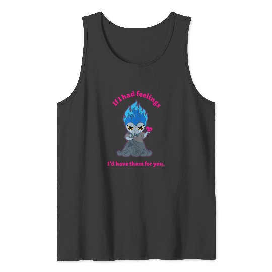 Disney Villains Hades If I Had Feelings Tank Tops