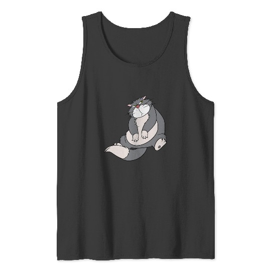 Disney Villains Annoyed Cute Lucifer Big Chest Portrait Tank Tops