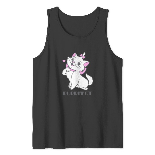Disney The Aristocats Adorable Purrfect Marie Big Chest Logo Tank Tops