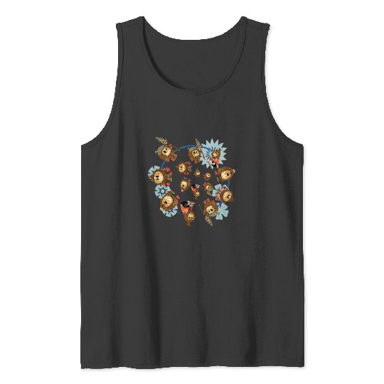 Disney Moana Kakamora Pirates Tribe Swirl Big Chest Poster Tank Tops