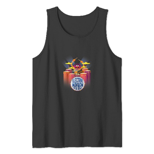 Discover Disney The Muppets Electric Mayhem Animal Drummer Portrait Tank Tops