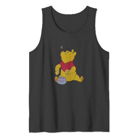 Discover Disney Winnie The Pooh Honey Meeting Mrs. Bee Cute Logo Tank Tops