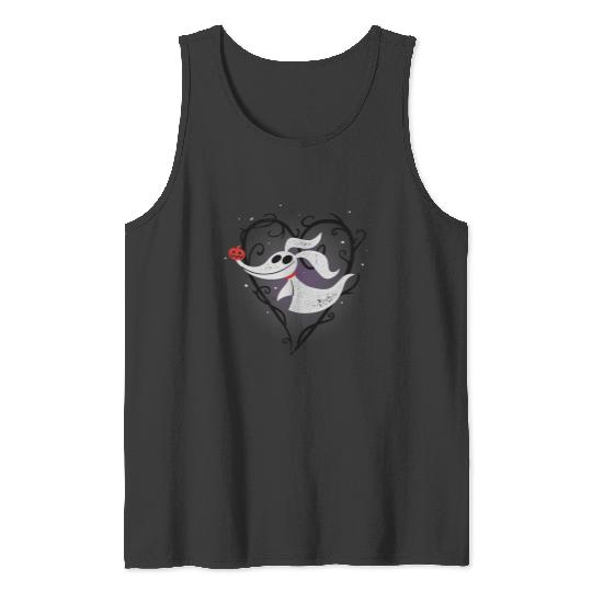 Discover Disney The Nightmare Before Christmas Zero Thorny Heart Tank Tops