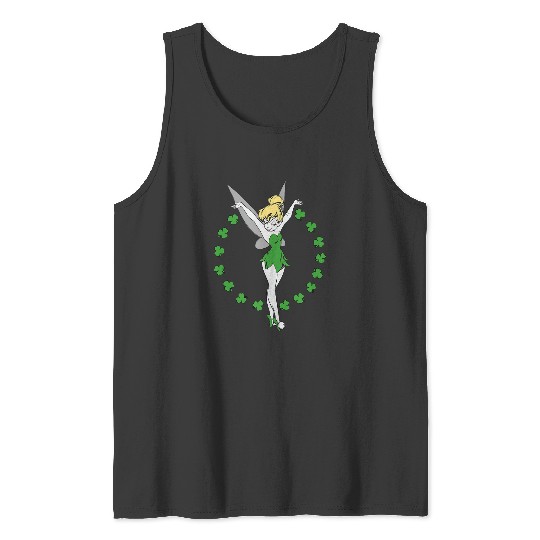 Disney Tinker Bell Ring of Shamrocks St. Patricks Day Tank Tops