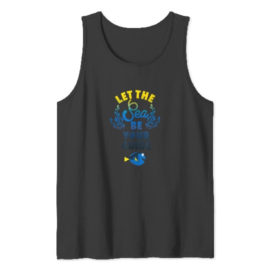 Disneyss Pixars Finding Dory Let The Sea Be Your Guide Logo Tank Tops
