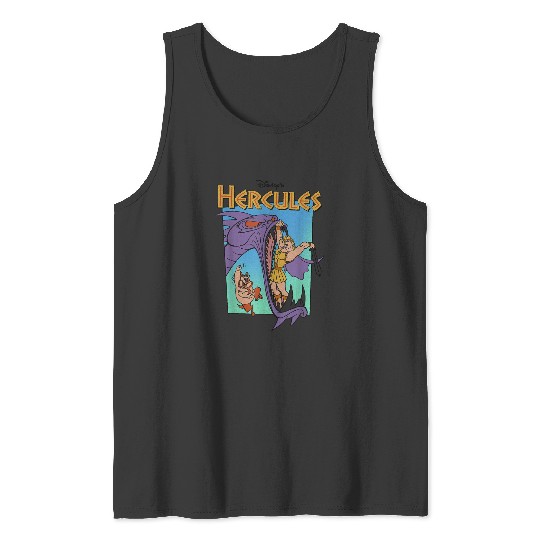 Disney Hercules Hydra Battle Retro Classic Movie Poster T-Shirt Tank Tops