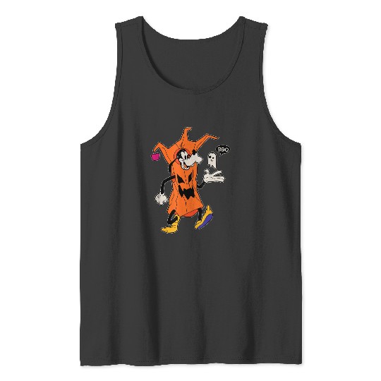 Disney Goofy In Tree Costume And Spooky Cute ghosts Halloween 2024 Tank Tops