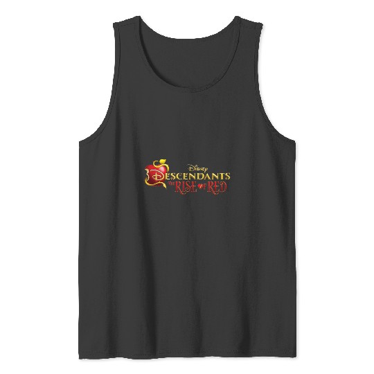 Disney Descendants 4 The Rise of Red  Movie Logo Tank Tops
