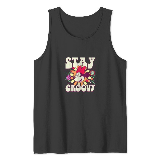 Discover Disney Minnie Stay Groovy Tank Tops