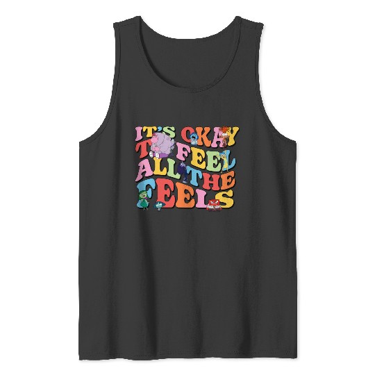 Discover Disney Pixar Inside Out 2 Its Okay To Feel All The Feels Tank Tops