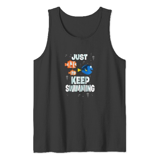 Disneyss Pixars Finding Dory Just Keep Swimming Tank Tops