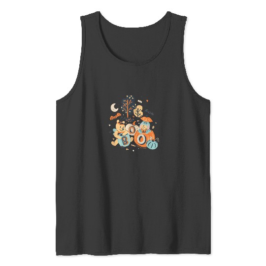 Disney Winnie the Pooh and Eeyore Halloween Boo Tank Tops