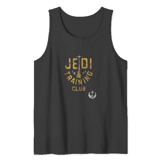 Jedi Training Club Distressed Rebels Disney+ Tank Top Tank Tops