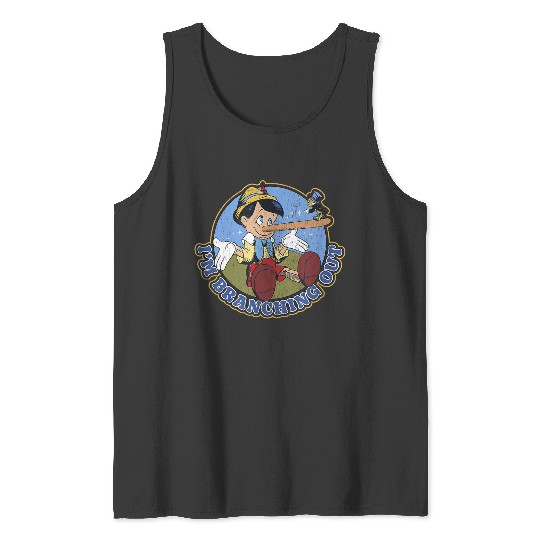 Disneyss Pinocchio Jiminy Cricket Branching Out Tank Tops