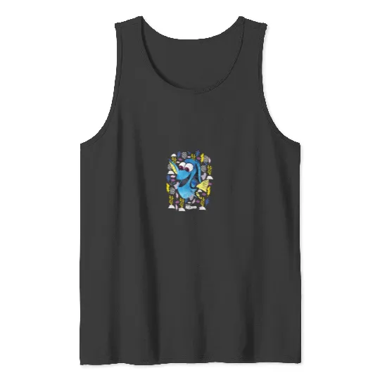 Disneyss Pixars Finding Nemo Dory Just Keep Swimming Tank Tops