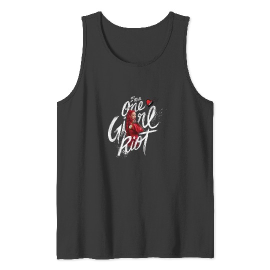 Disney Descendants The Rise Of Red I'm A One Girl Riot Red Tank Tops