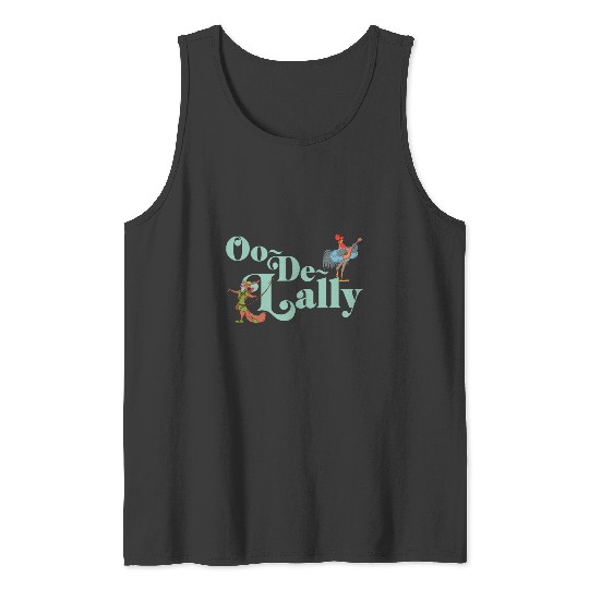Disney Robin Hood Oo-De-Lally Iconic Quote Chest Text Logo Tank Tops