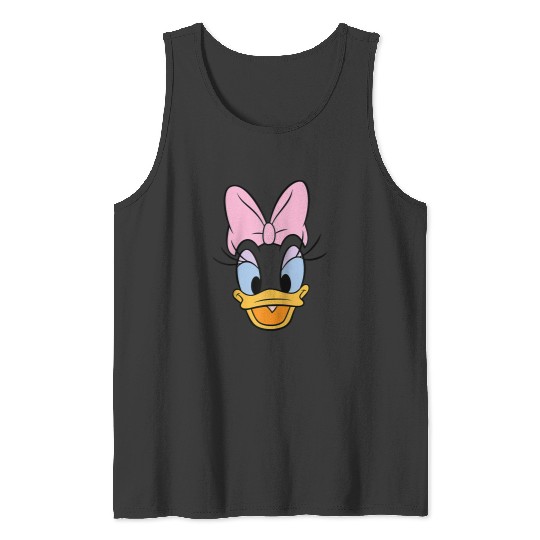 Disney Daisy Duck Big Face Raglan Baseball Tee Tank Tops