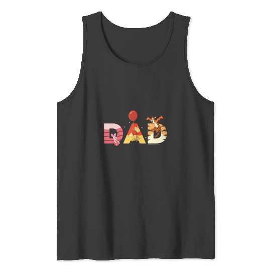 Disney Winnie the Pooh and Friends Dad Father’s Day Birthday Tank Tops