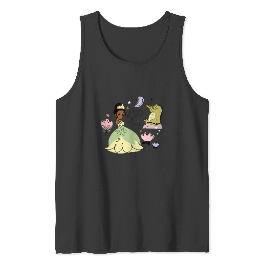 Disney The Princess And The Frog Tiana Jazz It Up Floral Tank Tops
