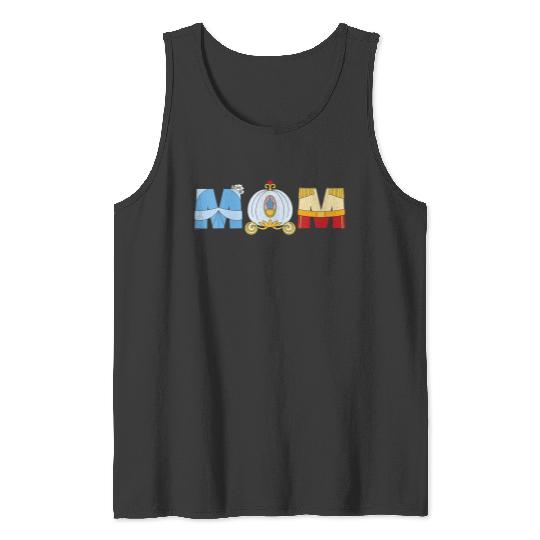 Disneyss Cinde Letters Mothers Day Birthday Best Mom Tank Tops