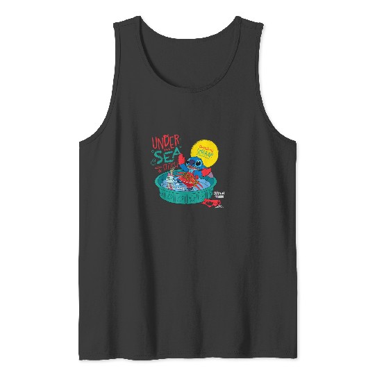 Disney 100 Stitch in Costume Little Mermaid Unde Tank Tops