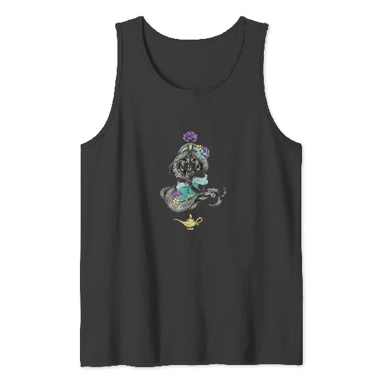 Disney Aladdin Colorful Boho Jasmine Graphic T-shirt Tank Tops