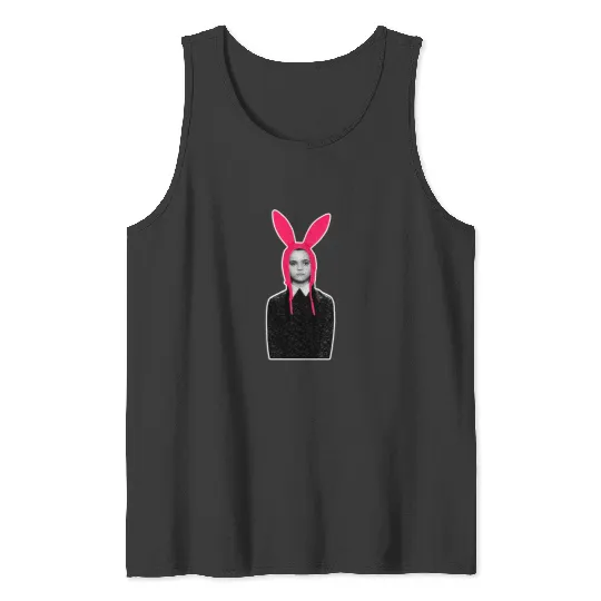 Wednesday Addams Bobs Burgers Addams Family Mashup Tank Tops