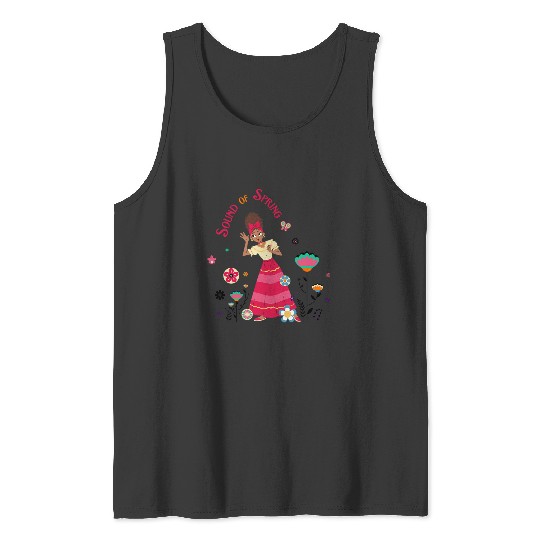 Disney Encanto Dolores Easter Flowers Sound of Spring Tank Tops