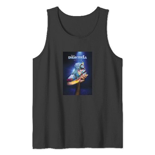 Disney Sneakerella Lace Up And Dream Sneaker Poster Tank Tops