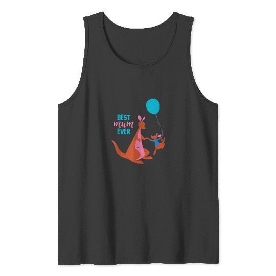 Disney Winnie the Pooh Kanga and Roo Best Mum Ev Tank Tops