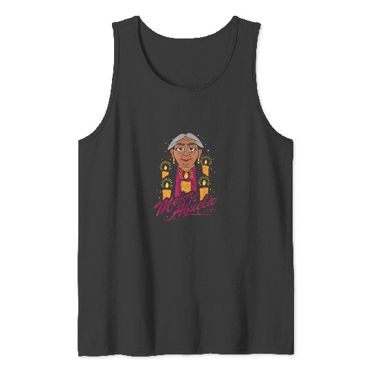 Disney Encanto Alma Madrigal Mejor Abuela Tank Tops