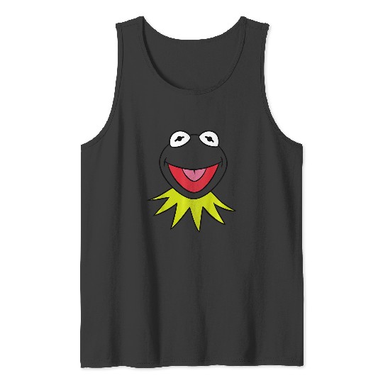 Kids Disney The Muppets Kermit Frog Happy Big Face Toddler Tank Tops