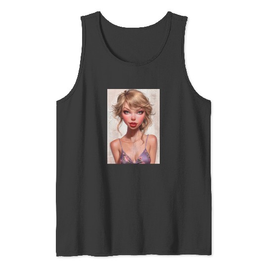 Discover Taylor comic era tour  Album 1989 Taylor Vintage T-Shirt,  Taylor Shirt Gift Fan Made S-5XL Tank Tops