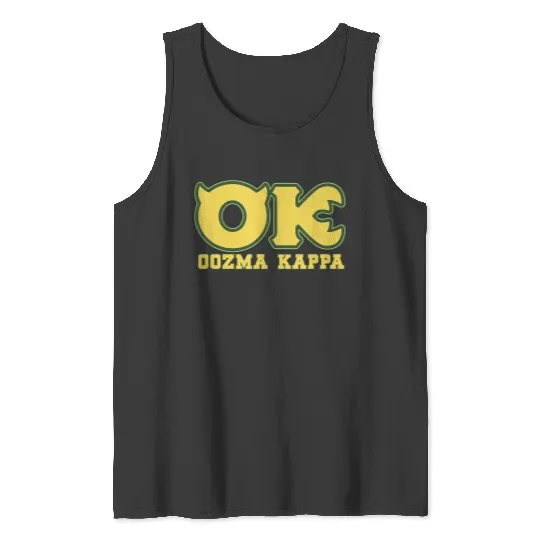 Disney Pixar Monsters University Ok Oozma Kappa Badge Logo Tank Tops