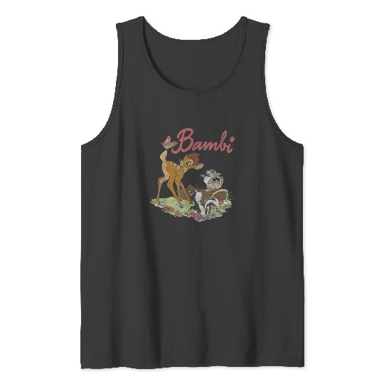 Disney Bambi Group Shot Logo Tank Tops