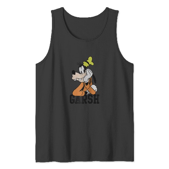 Disney Garsh Goofy Raglan Baseball Tee Tank Tops