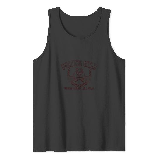 Disney Hercules Phil's Gym Where Heroes Are Made Big Poster Tank Tops