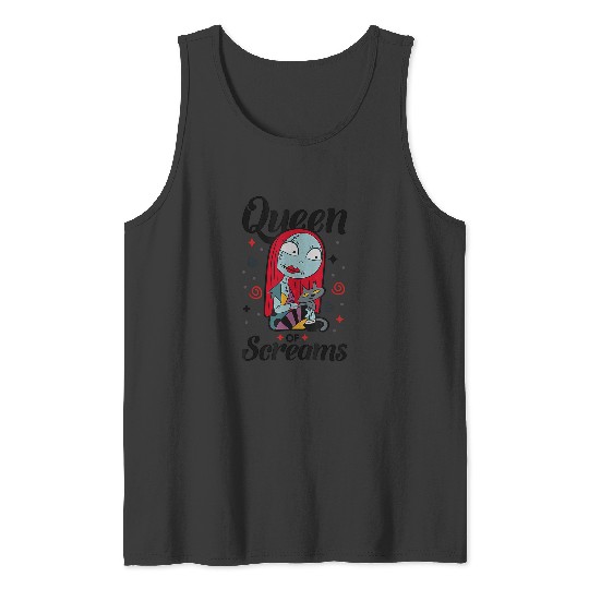 Disney The Nightmare Before Christmas Sally Queen of Screams T-Shirt Tank Tops