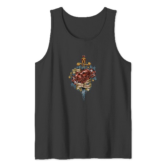 Disney Villains Pick Your Poison Tattoo Style Poison Apple Tank Tops