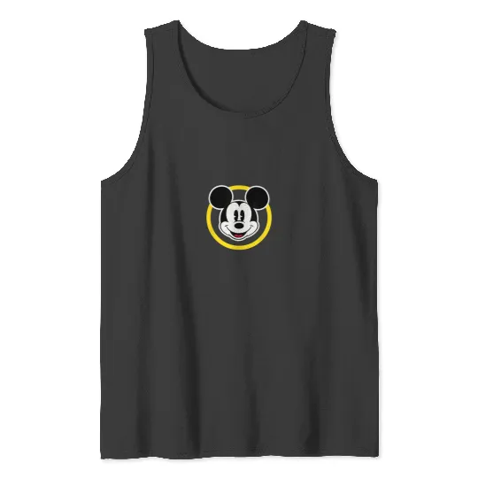 Amazon Essentials Disney Smiling Mickey In Yello Tank Tops