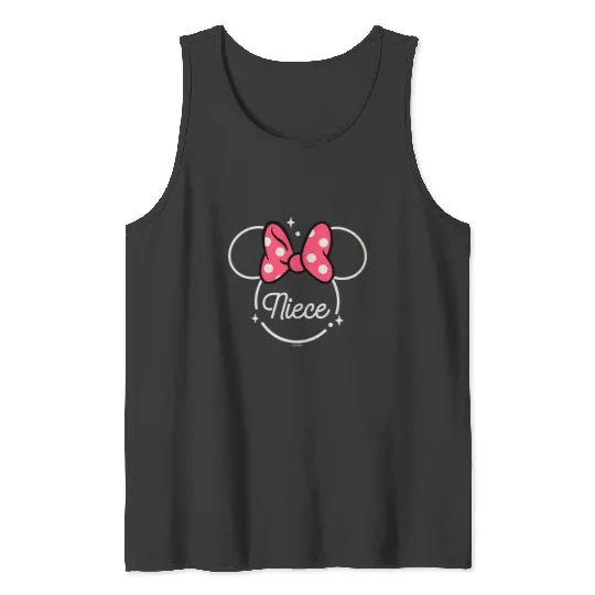 Disney Minnie Mouse Niece Head Icon Magic Family Trip Tank Tops
