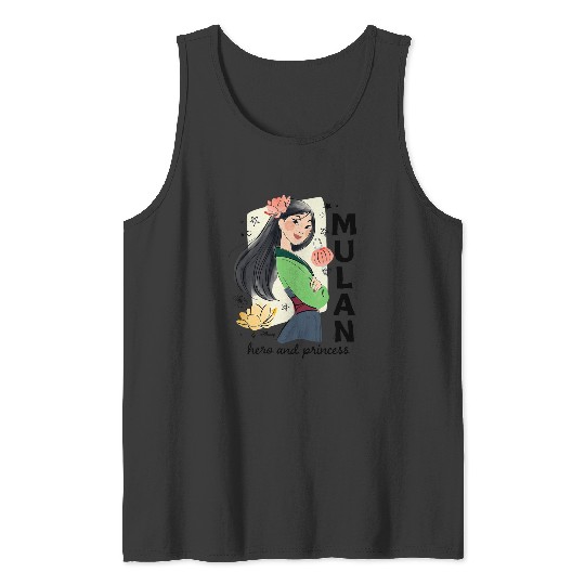 Disney Princess - Mulan Hero And Princess Tank Tops