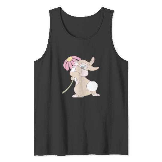 Disney Bambi Cute Flirty Thumper Rabbit Big Chest Portrait Tank Tops