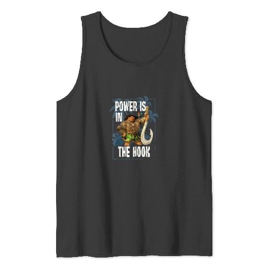 Disney Moana Maui Power Is In The Hook Portrait Tank Tops