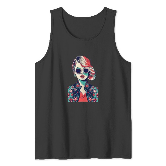 Discover Taylor to sing a song music  Album 1989 Taylor Vintage T-Shirt,  Taylor Shirt Gift Fan Made S-5XL Tank Tops